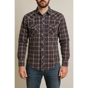 Ariat Men's Plaid Long Sleeve Pearl Snap Button Shirt Size 2XL/TTG